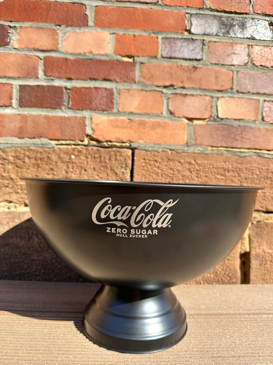 Eisschale rund schwarz Coca Cola