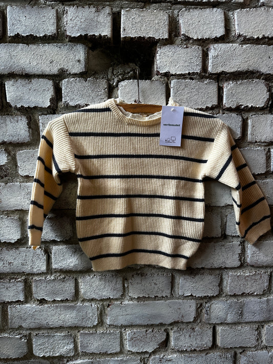 Mädchen Jumper Striped Pullover Vertbaudet