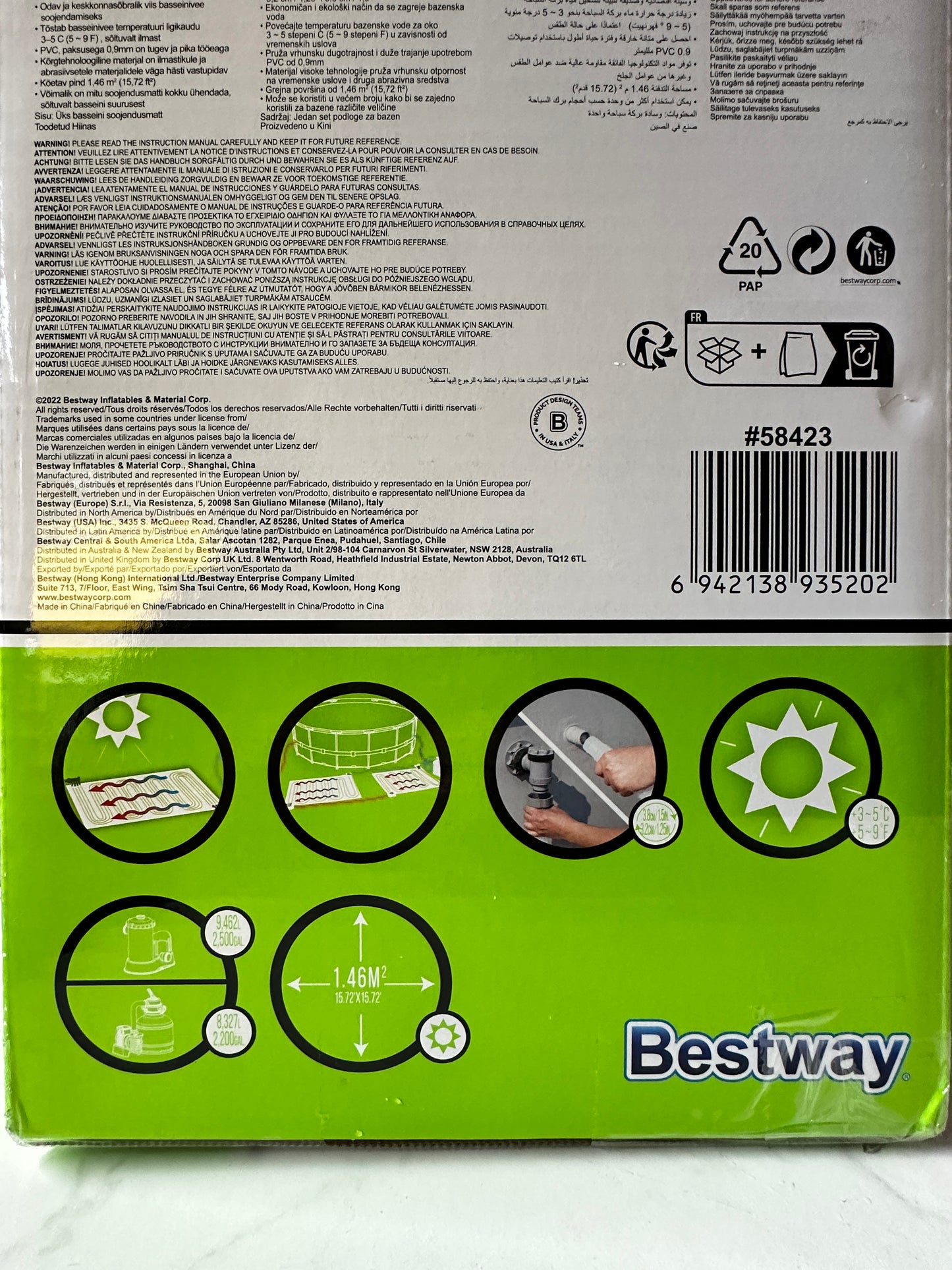 Poolheizung Solar Bestway