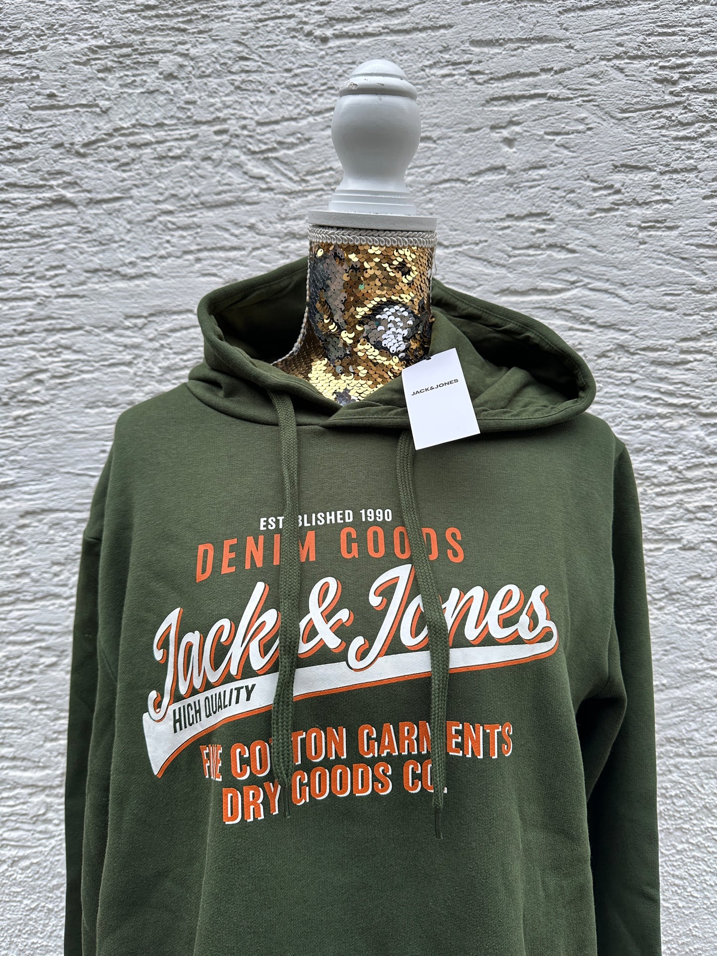 JACK & JONES Sweatshirt in Dunkelgrün