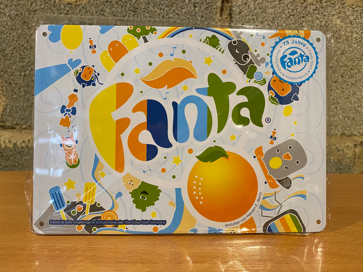 Blechschild Fanta