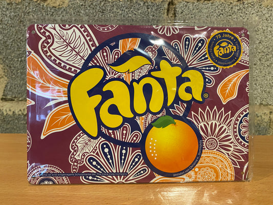 Blechschild Fanta